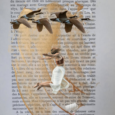 Creatieve therapie :  herstel het contact met jezelf via collage kunst